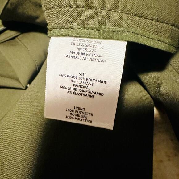 VERONICA BEARD Dickey Pantsuit Jacket Hutchinson Blazer Arte Pants Loden Green 4 - Picture 11 of 16